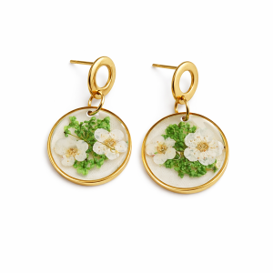 Real Pressed Flower Necklace (Style 35)