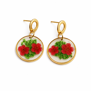 Real Pressed Flower Necklace (Style 35)