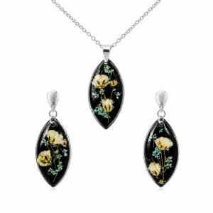 Baby’s Breath Earring & Necklace Set (Style 45)