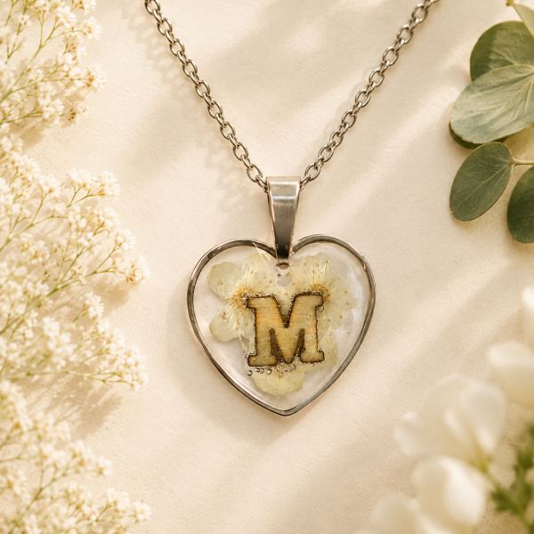 Real Pressed Flower Necklace (Style 101)