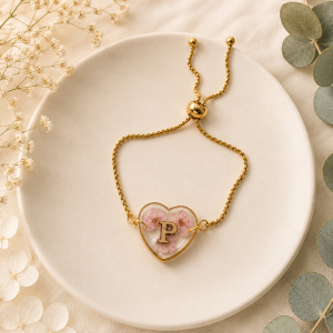 Real Pressed Flower Bracelet (Style 107P)